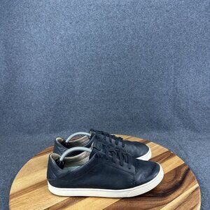Olukai Pehuea Li 'ILI Casual Leather Sneaker Shoes Womens 8.5 Black